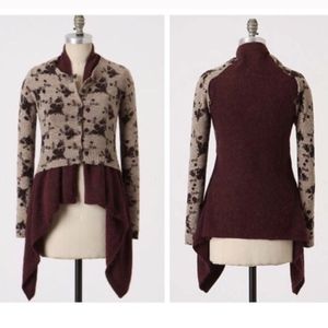 Anthropologie Cozy Times Two Layered Sweater